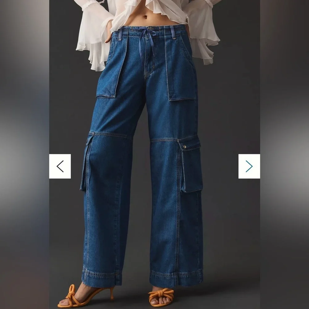 Anthropologie Pilcro Mid-Rise Cargo - Picture 2 of 15
